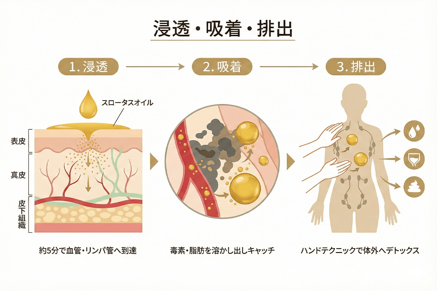 全身マッサージのイメージ